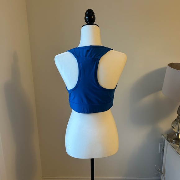 Fabletics Royal Blue Racerback Sports Bra - Picture 3 of 3